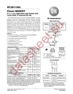 NTJD1155LT1G datasheet  